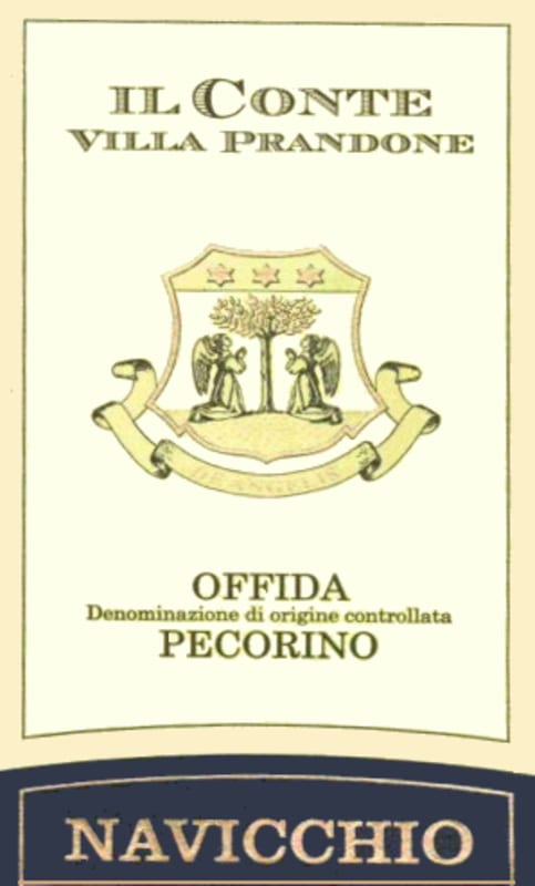 Il Conte Villa Prandone Navicchio Pecorino 2009 Front Label
