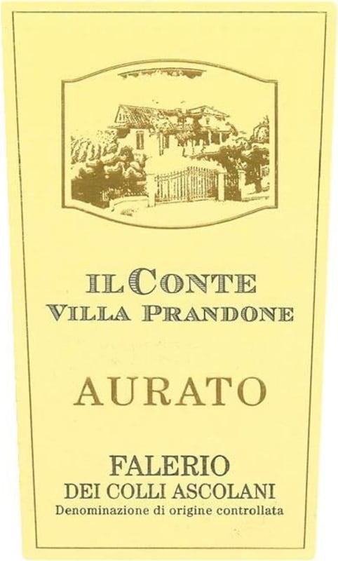 Il Conte Villa Prandone Falerio dei Colli Ascolani Aurato 2008 Front Label