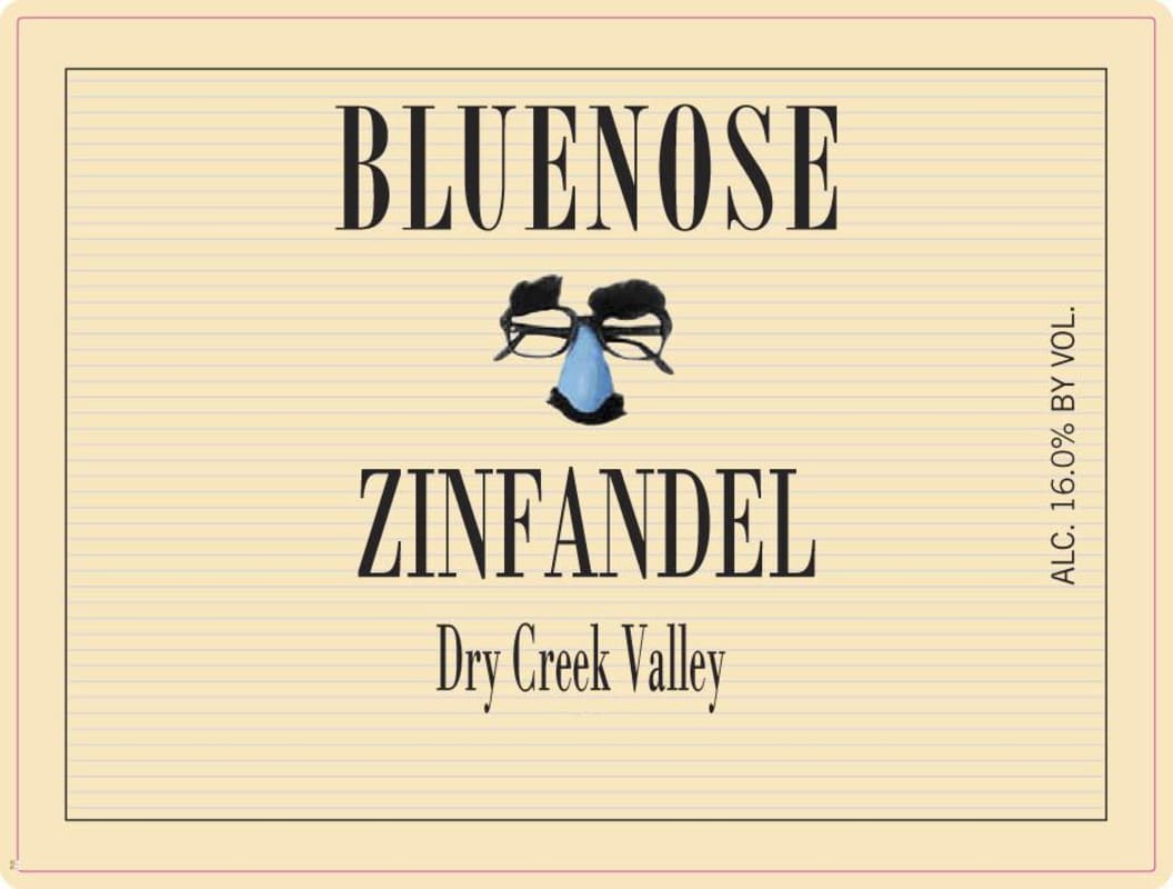 Bluenose Wines Zinfandel 2011 Front Label