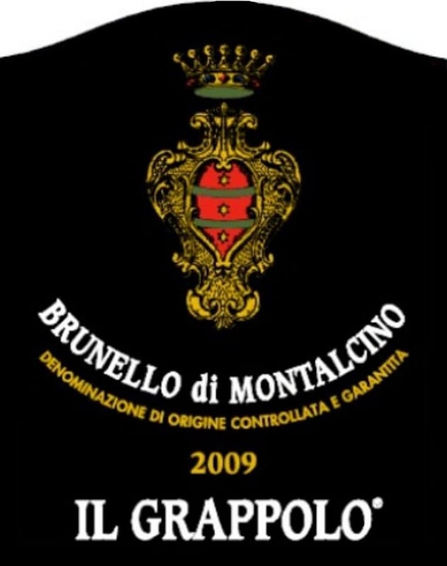 Il Grappolo Brunello di Montalcino 2009 Front Label