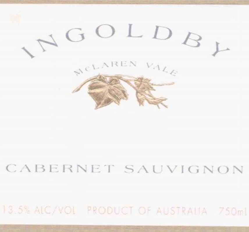 Ingoldby Cabernet Sauvignon 2013 Front Label