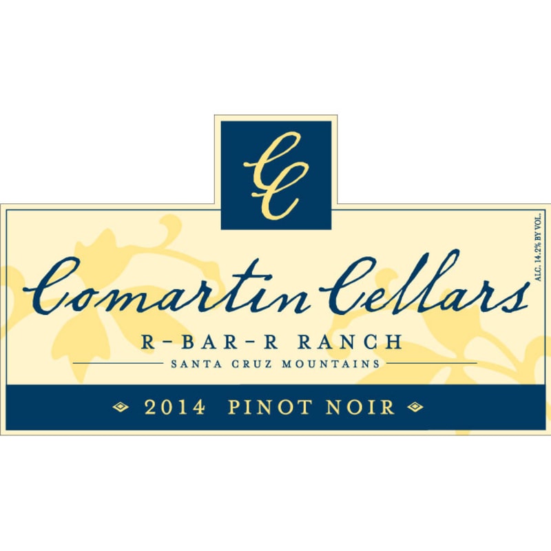 Comartin Cellars R Bar Ranch Pinot Noir 2014 Front Label