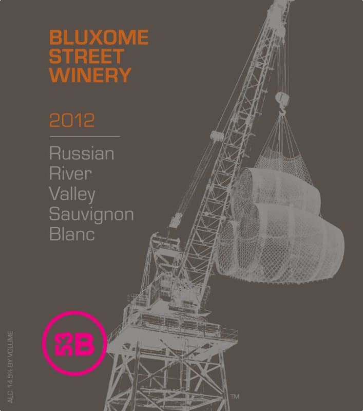 Bluxome Street Winery Sauvignon Blanc 2012 Front Label