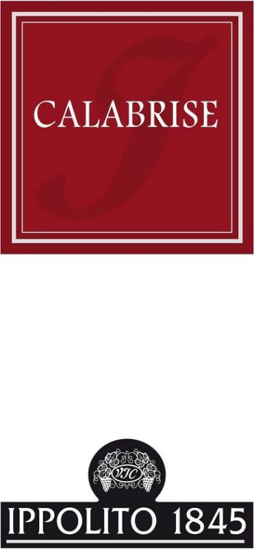 Ippolito 1845 Calabria Calabrise Rosso 2015 Front Label