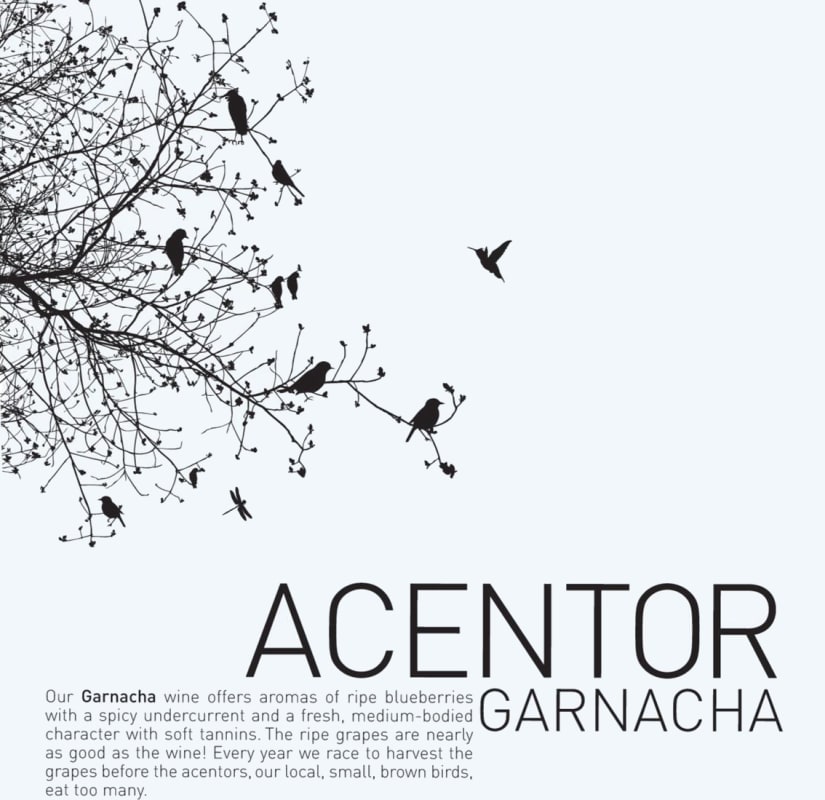 Isaac Fernandez Seleccion Acentor Garnacha 2011 Front Label