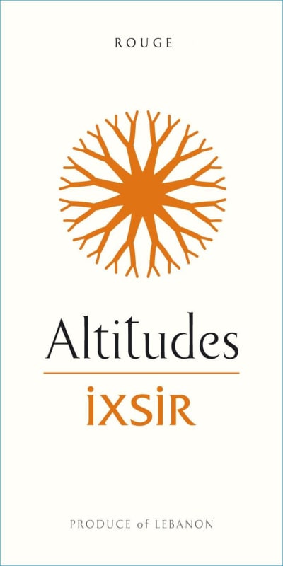 IXSIR Winery Altitudes Rouge 2010 Front Label