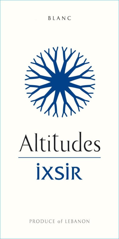 IXSIR Winery Altitudes Blanc 2014 Front Label