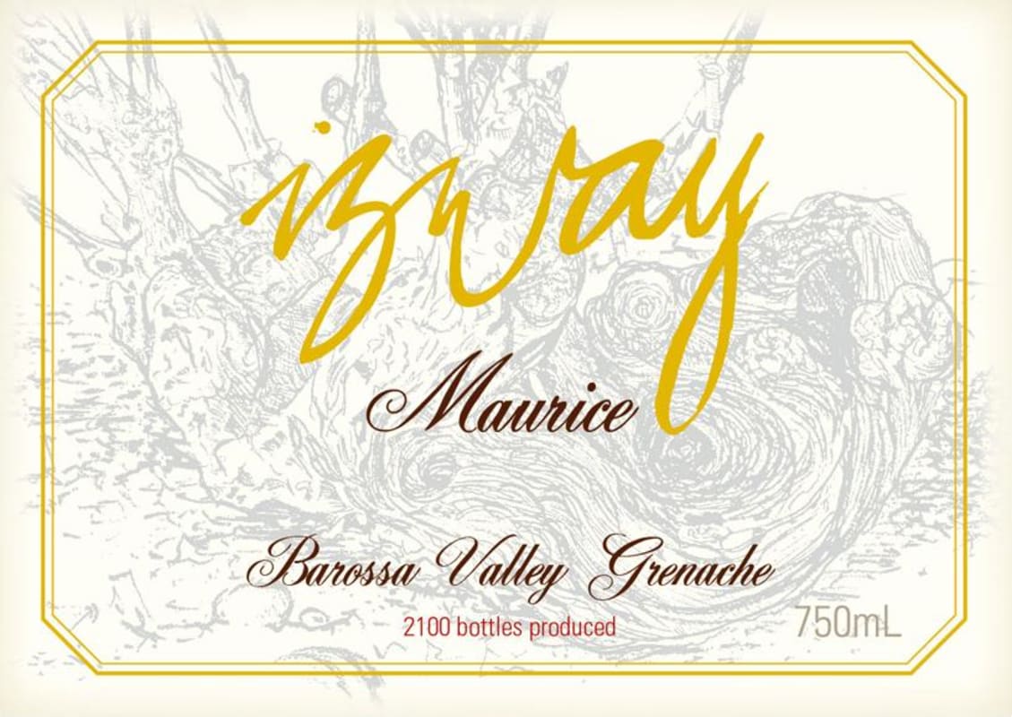 Izway Wines Maurice Grenache 2012 Front Label