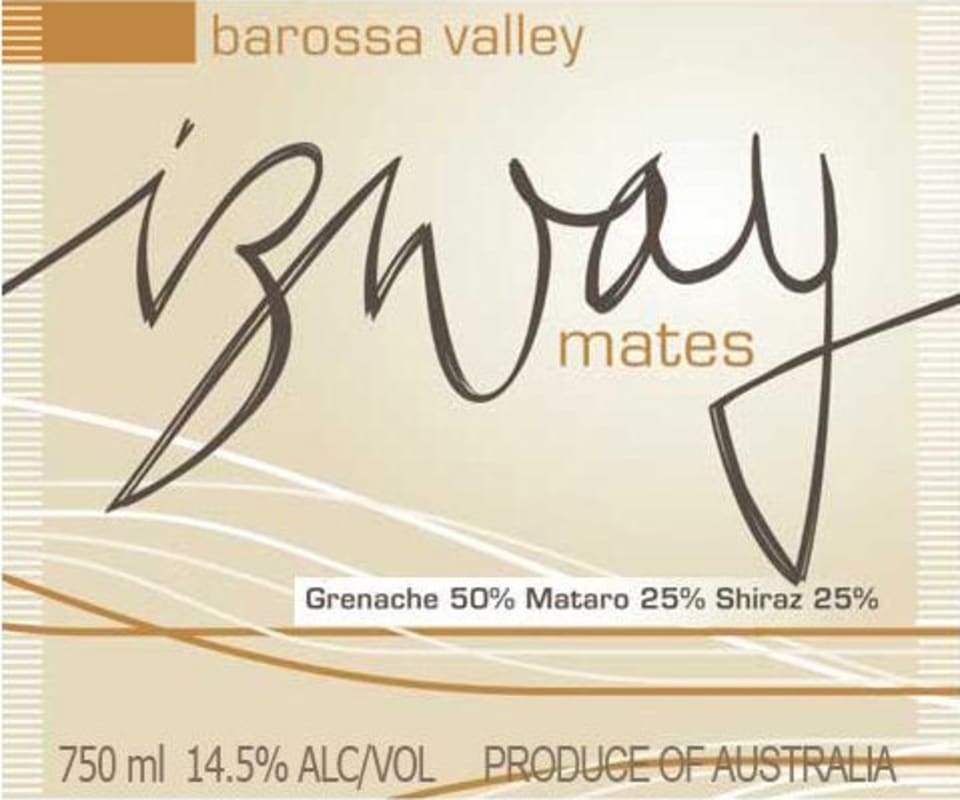 Izway Wines Mates 2006 Front Label