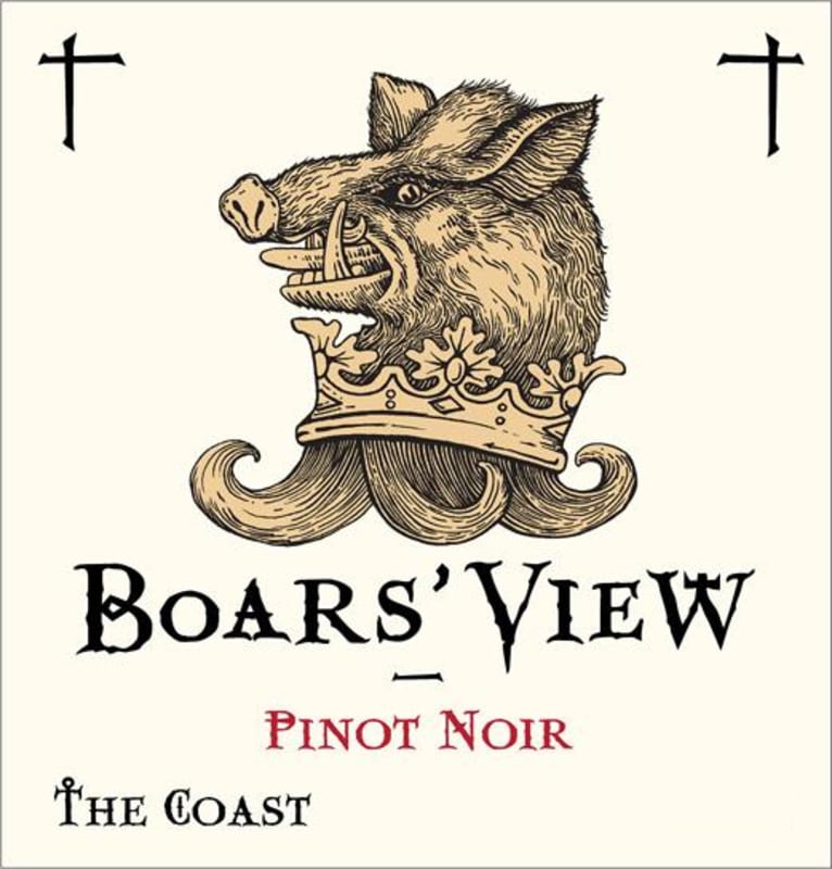 Boars' View Pinot Noir 2012 Front Label
