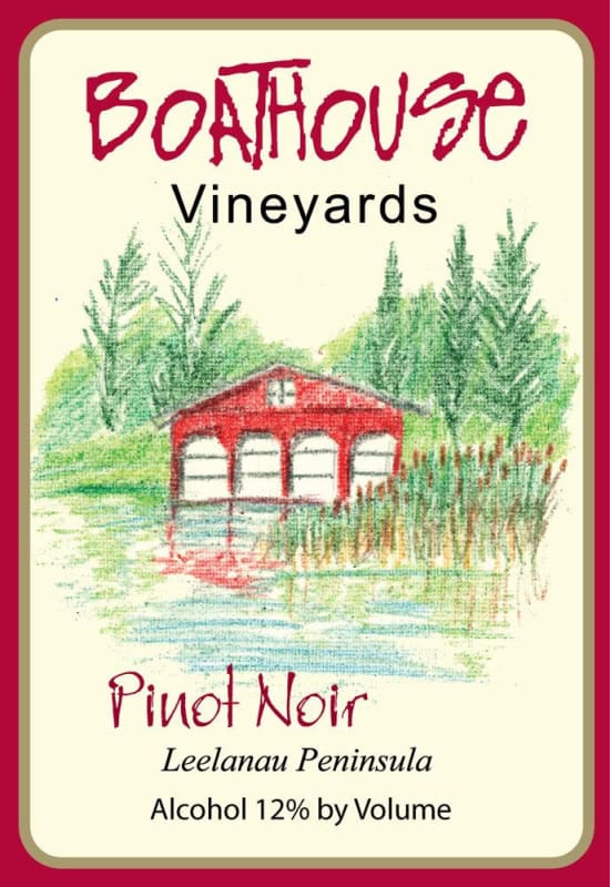 Boathouse Vineyards Pinot Noir 2012 Front Label