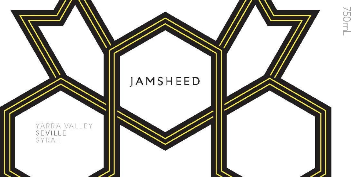 Jamsheed Seville Syrah 2014 Front Label