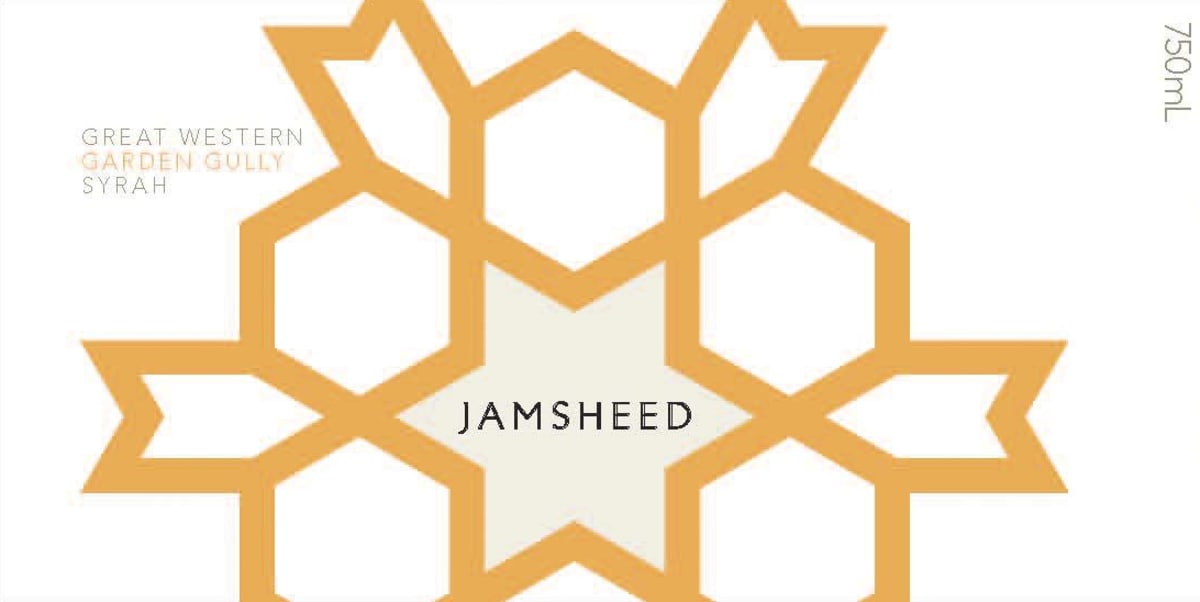 Jamsheed Garden Gully Syrah 2012 Front Label