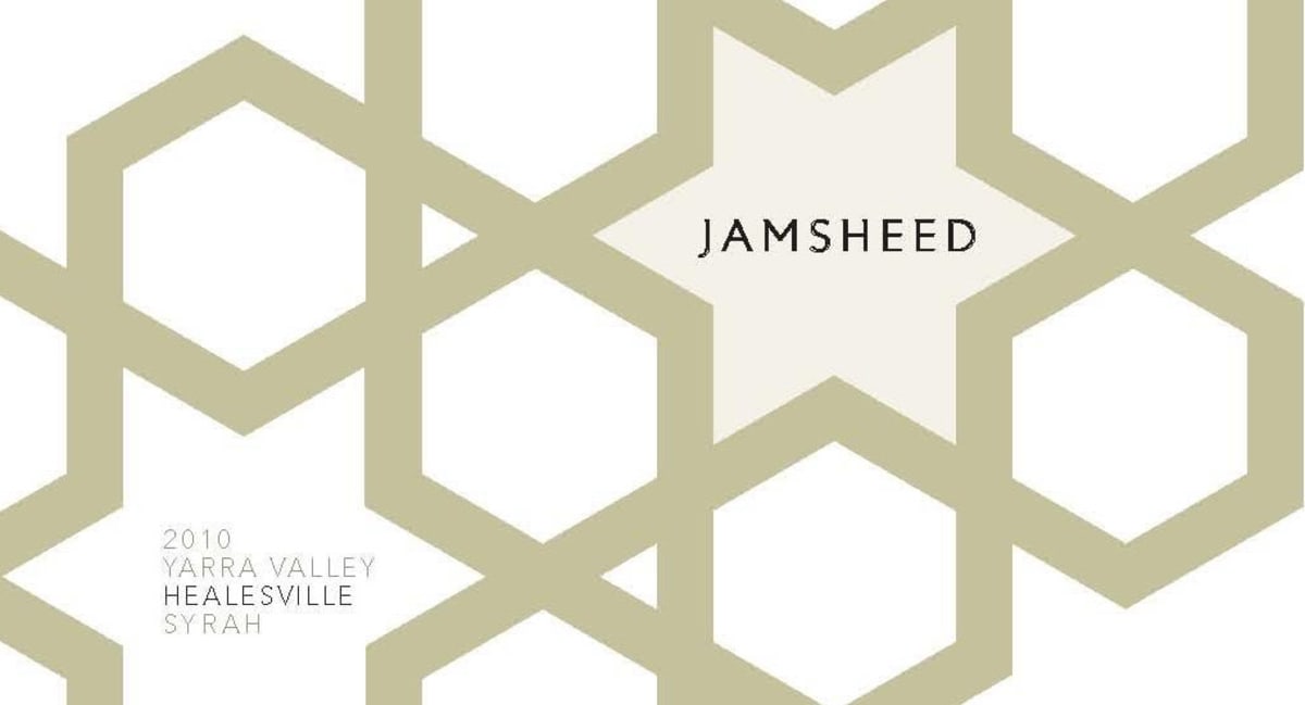 Jamsheed Healesville Syrah 2010 Front Label