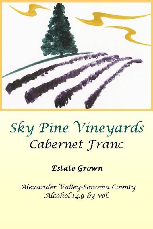 BobDog Winery Sky Pine Vineyards Cabernet Franc 2010 Front Label