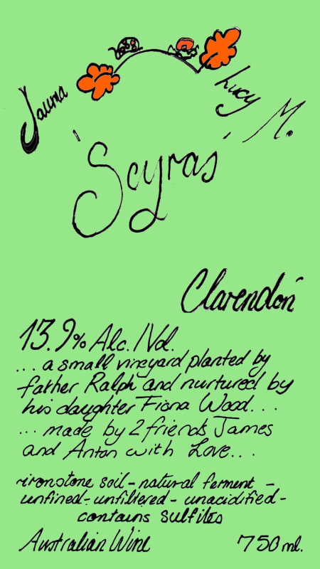 Jauma Lucy Margaux 'Scyras' Clarendon 2012 Front Label