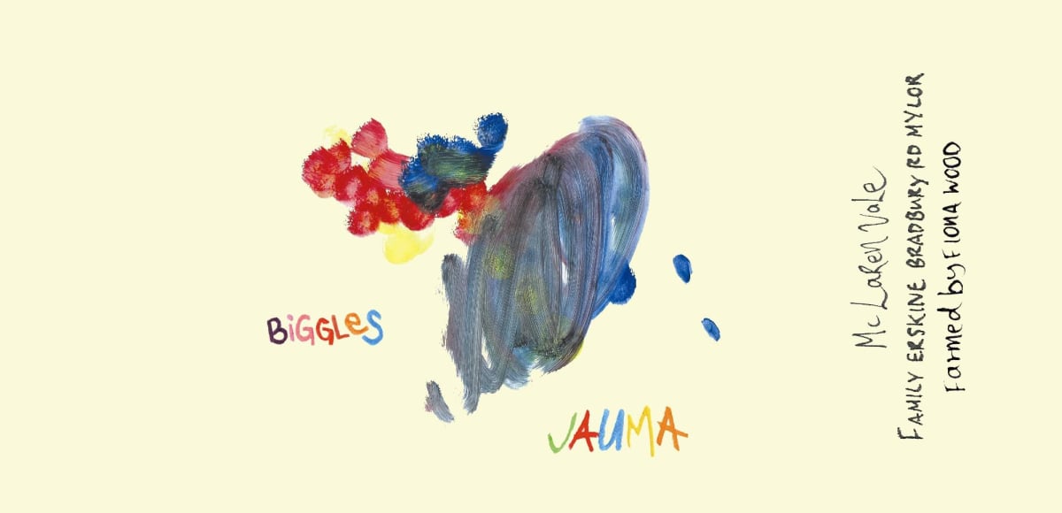 Jauma Biggles Grenache 2014 Front Label