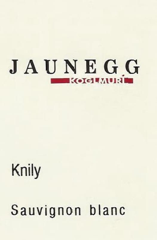 Jaunegg Sudsteiermark Knily Sauvignon Blanc 2010 Front Label