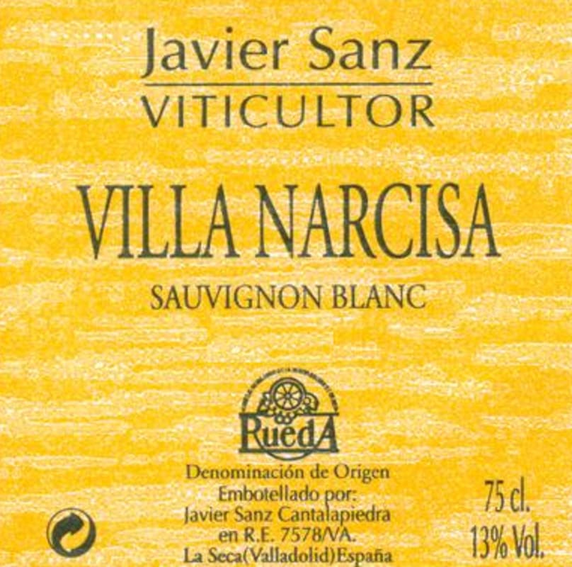 Javier Sanz Viticultor Sauvignon Blanc 2010 Front Label