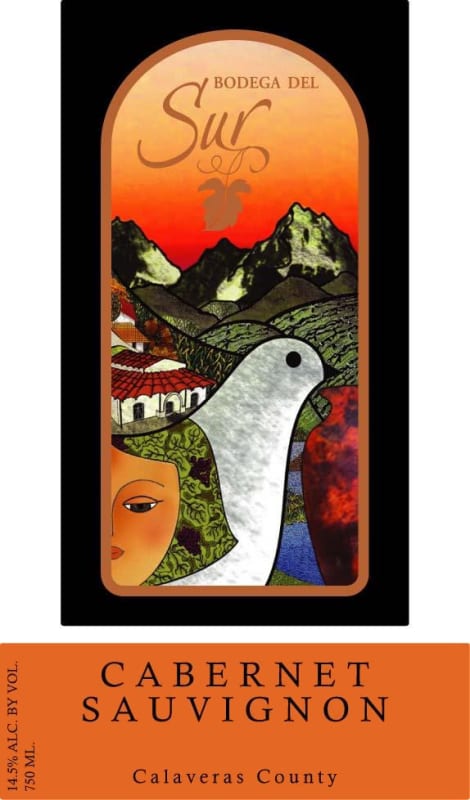 Bodega del Sur Cabernet Sauvigon 2009 Front Label