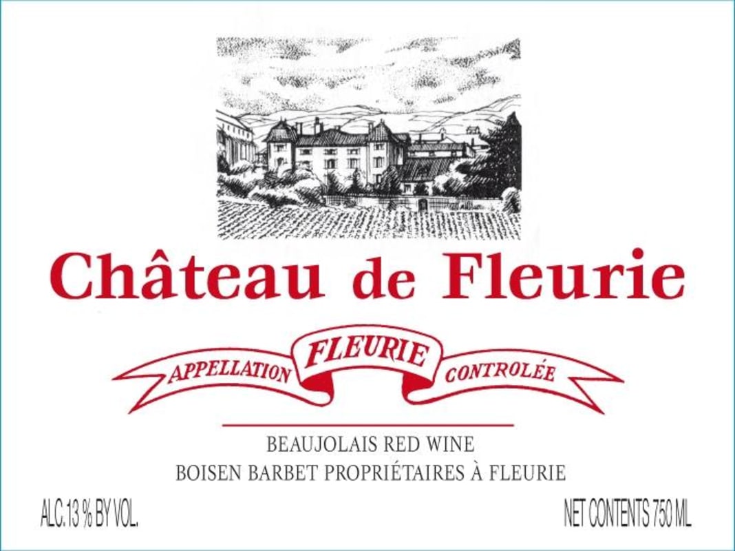 Jean Loron Chateau de Fleurie 2012 Front Label