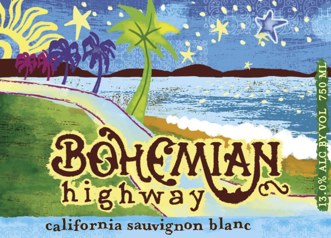 Bohemian Highway Sauvignon Blanc 2008 Front Label