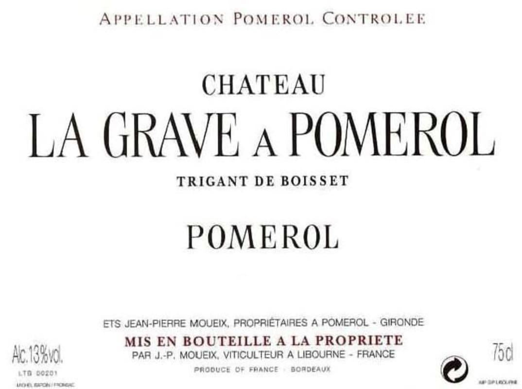 Jean Pierre Moueix Vins Pomerol Chateau La Grave Trignant de Boisset 2011 Front Label