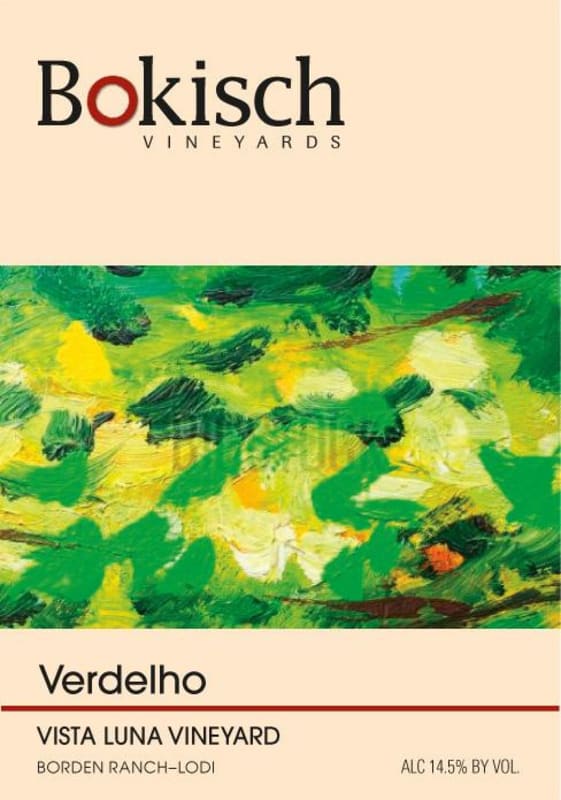 Bokisch Vineyards Vista Luna Vineyard Verdelho 2013 Front Label