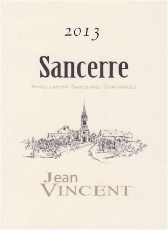 Jean Vincent Sancerre 2013 Front Label