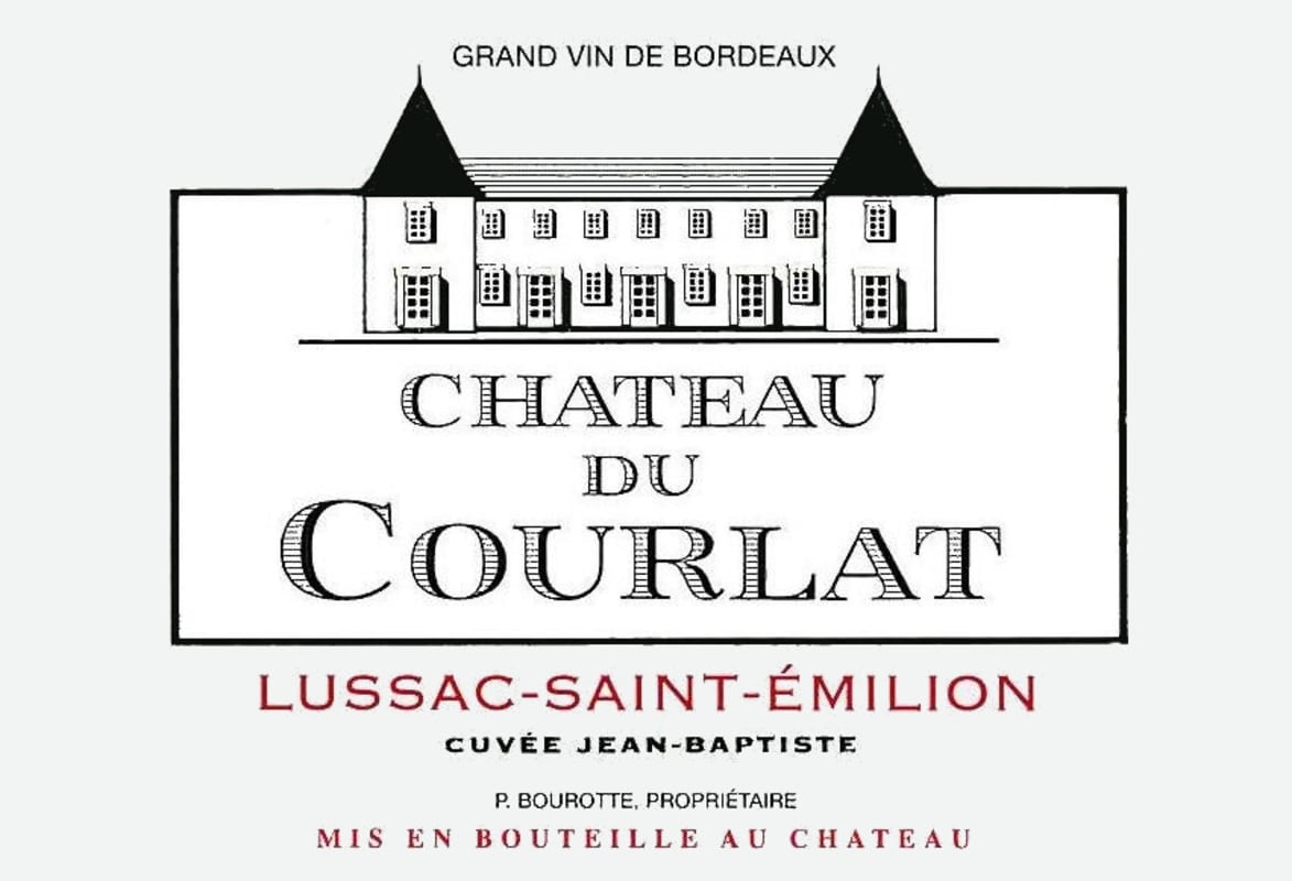 Jean-Baptiste Audy Lussac-Saint-Emilion Chateau du Courlat Cuvee Jean-Baptiste 2010 Front Label