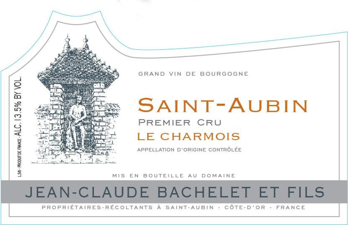 Jean-Claude Bachelet Saint-Aubin Le Charmois Premier Cru 2014 Front Label