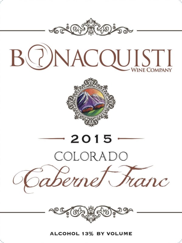 Bonacquisti Wine Company Cabernet Franc 2015 Front Label