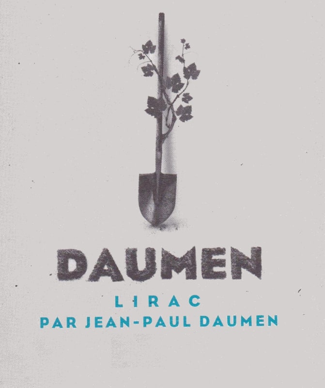 Jean-Paul Daumen Lirac 2012 Front Label