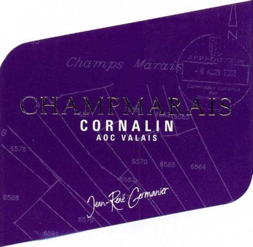 Jean-Rene Germanier Balavaud Cornalin de Champmarais 2010 Front Label