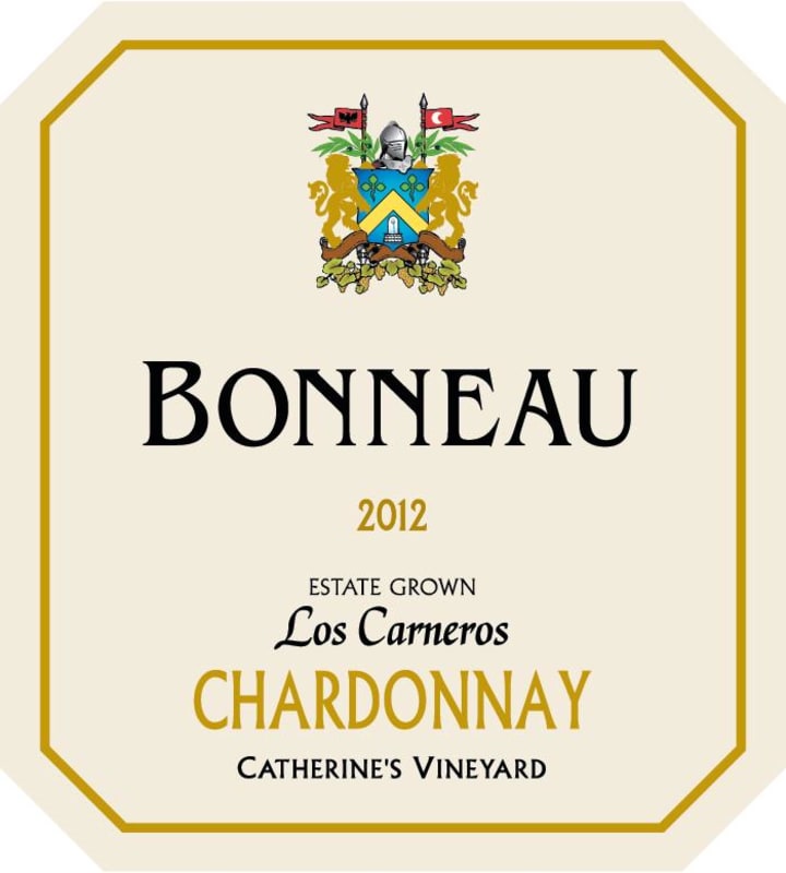Bonneau Wines Catherine Vineyard Chardonnay 2012 Front Label