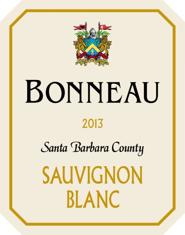 Bonneau Wines Sauvignon Blanc 2013 Front Label