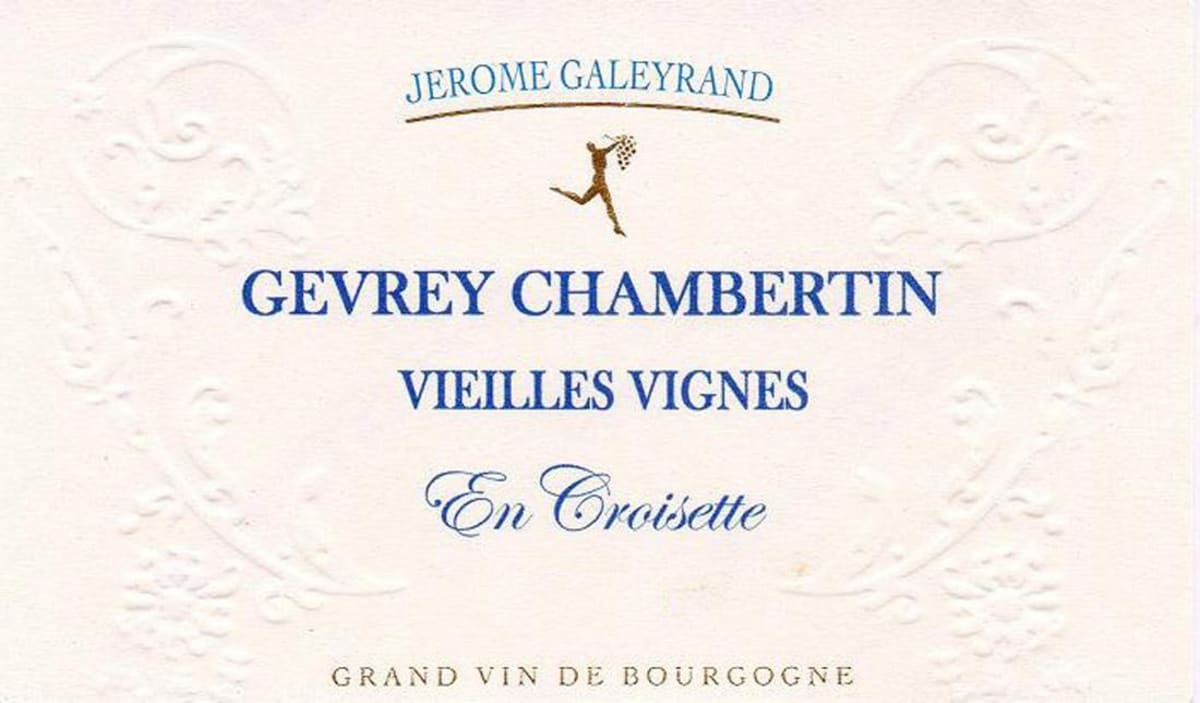 Jerome Galeyrand Gevrey Chambertin En Croisette Vieilles Vignes 2011 Front Label