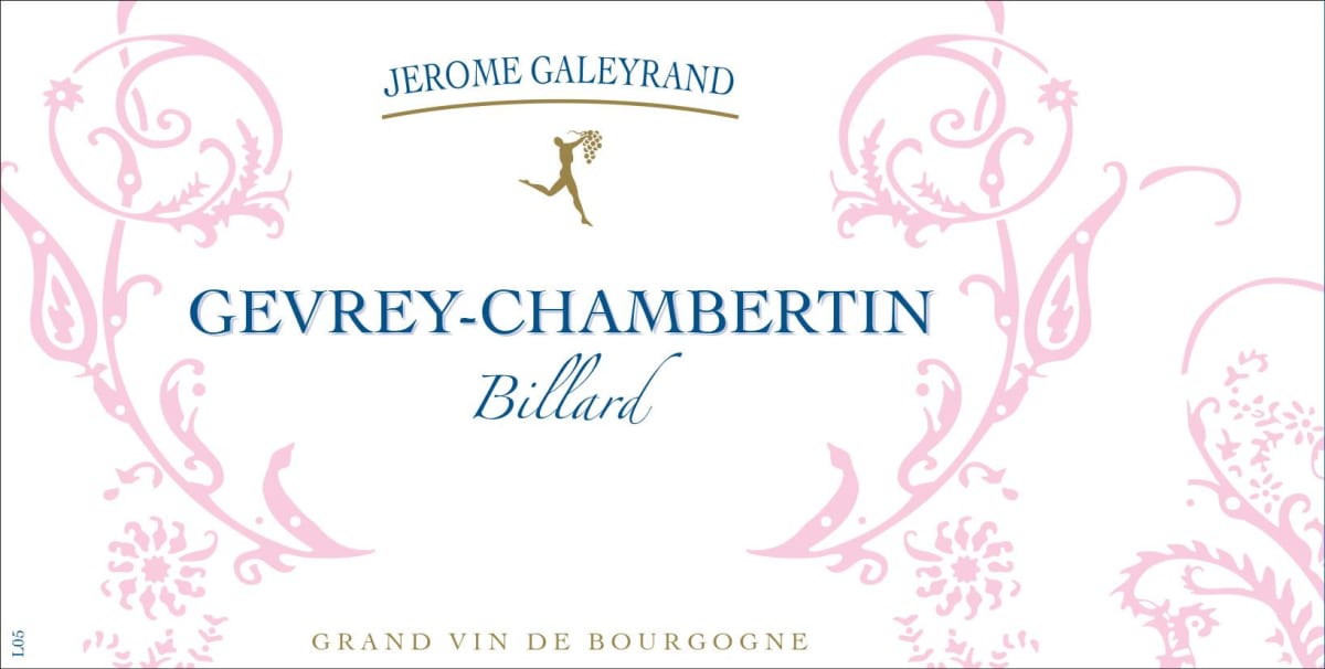 Jerome Galeyrand Gevrey-Chambertin Billard 2013 Front Label