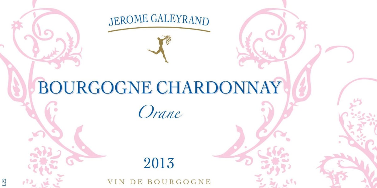 Jerome Galeyrand Chardonnay Cuvee Orane 2013 Front Label