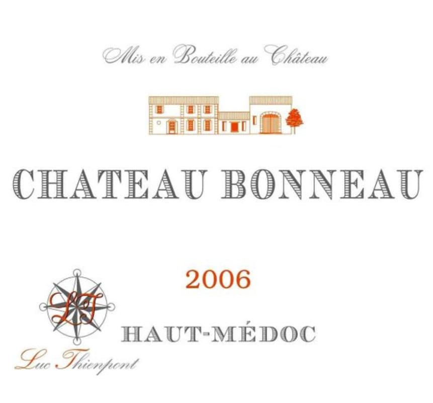 Bonneau Wines Haut-Medoc 2006 Front Label