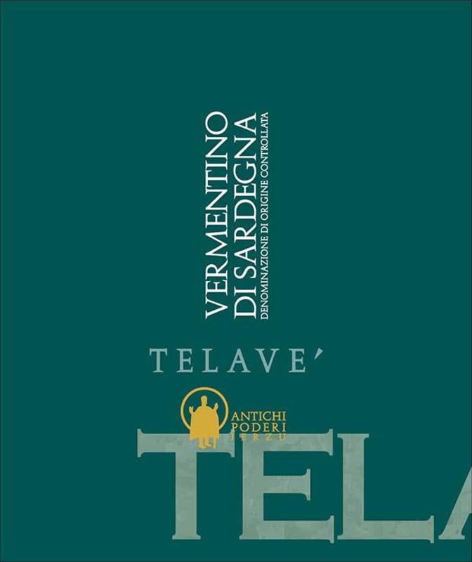 Jerzu Antichi Poderi Vermentino di Sardegna Jerzu Telave 2014 Front Label