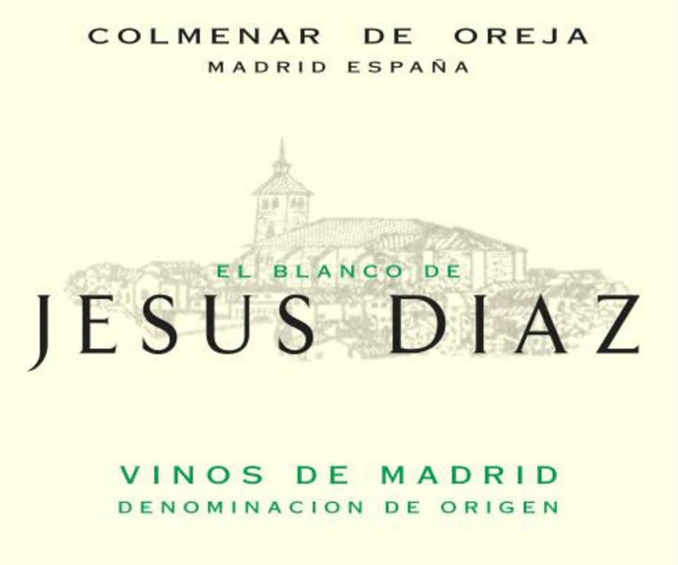 Jesus Diaz Winery Blanco Malvar 2015 Front Label
