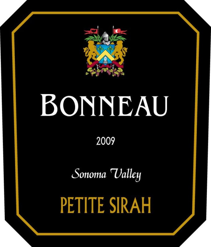 Bonneau Wines Petite Sirah 2009 Front Label
