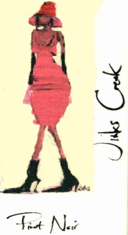 Jinks Creek Winery Pinot Noir 2010 Front Label
