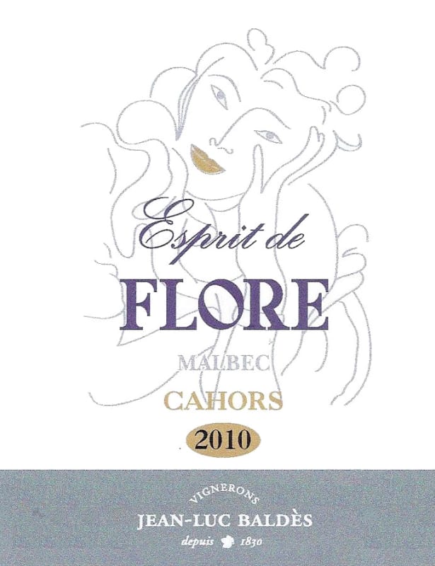 Triguedina Esprit de Flore 2010 Front Label