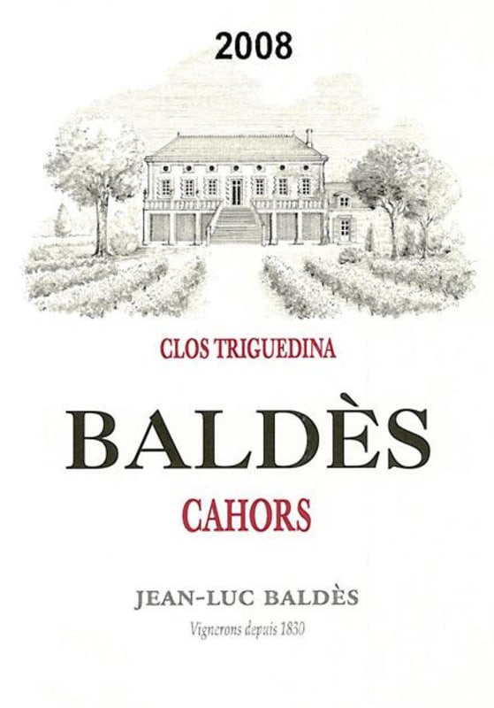 Triguedina Clos Triguedina 2008 Front Label