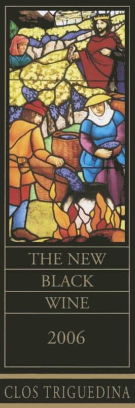 Triguedina Clos Triguedina The New Black Wine 2006 Front Label