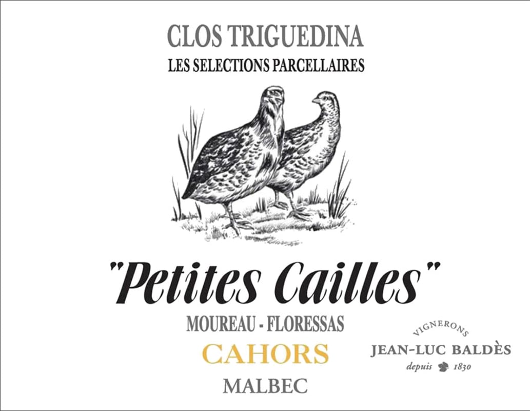 Triguedina Clos Triguedina Petites Cailles 2011 Front Label