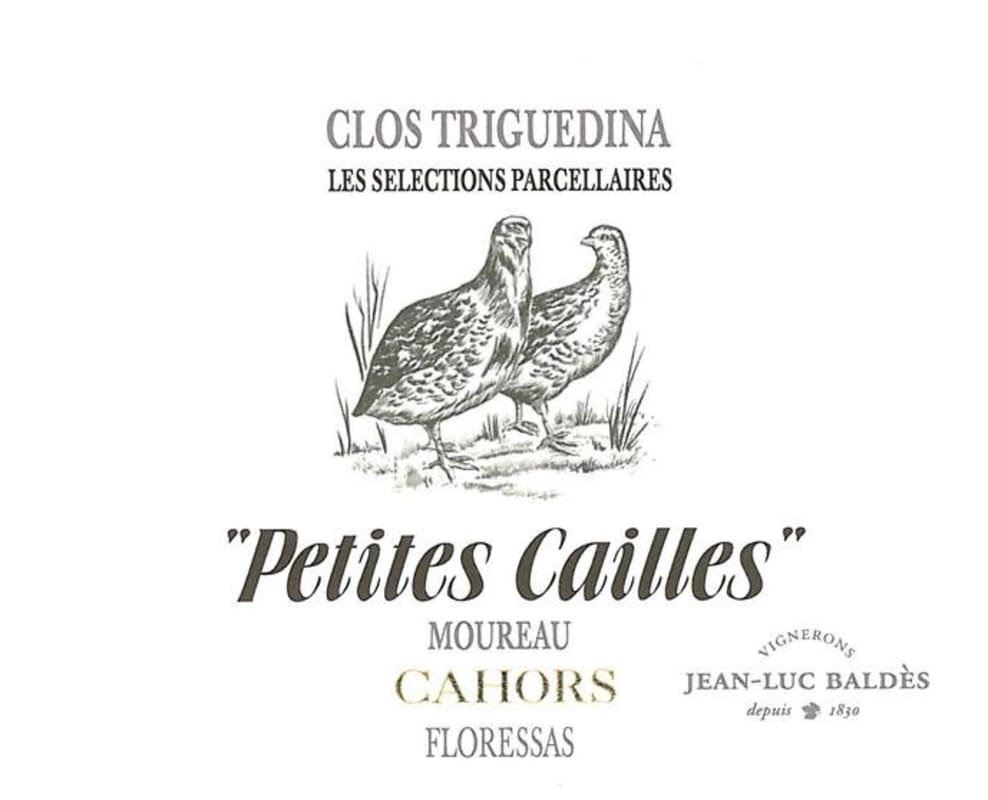 Triguedina Clos Triguedina Petites Cailles 2009 Front Label