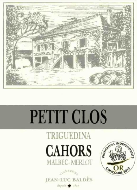 Triguedina Clos Triguedina Petit Clos 2010 Front Label